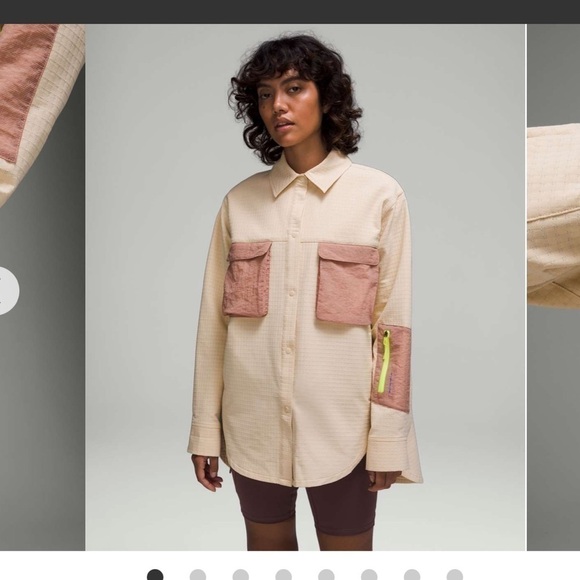 Lululemon Grid Fleece Hiking Overshirt
Prosecco / Pink Clay 4 and 8 available - Picture 1 of 7